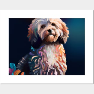 Cute Cavoodle Drawing Posters and Art